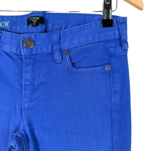 J.Crew Matchstick Stretch Denim‎ Crop Jeans in Royal Blue, Size 26 - Picture 6 of 11